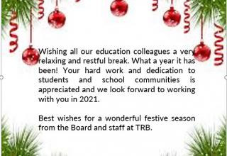 TRBNT Christmas Message